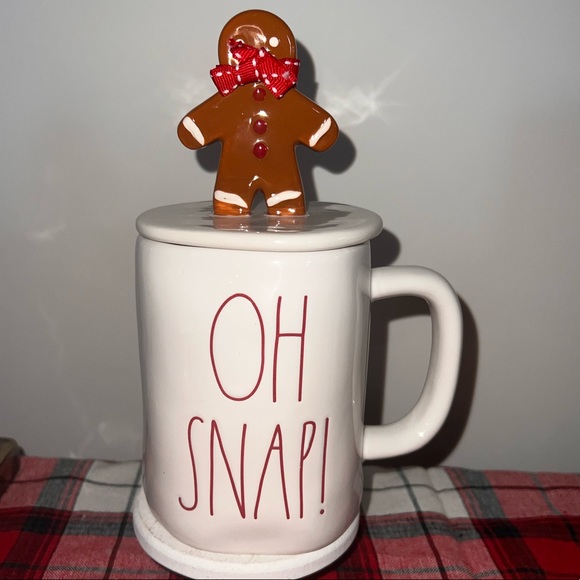 Rae Dunn Oh Snap with gingerbread topper - Picture 1 of 1